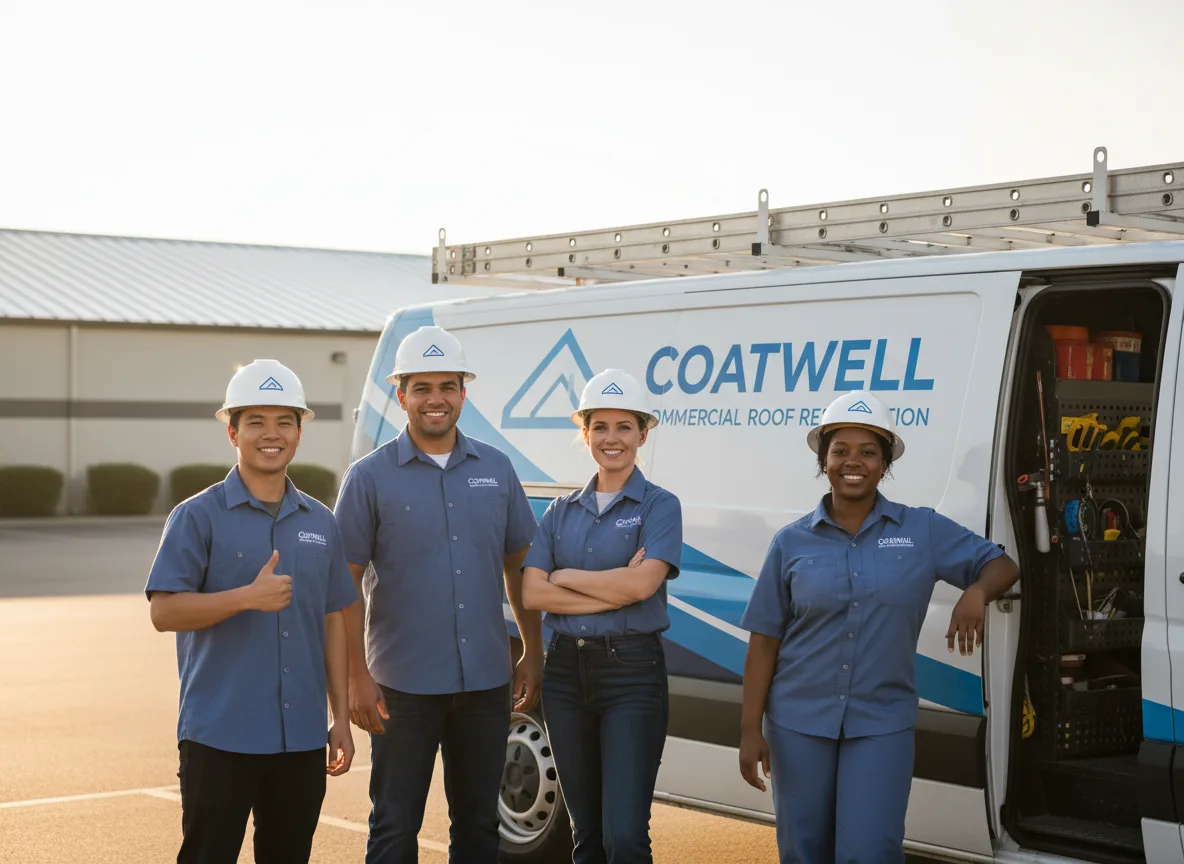 Commercial roof coating company in Howe, TX